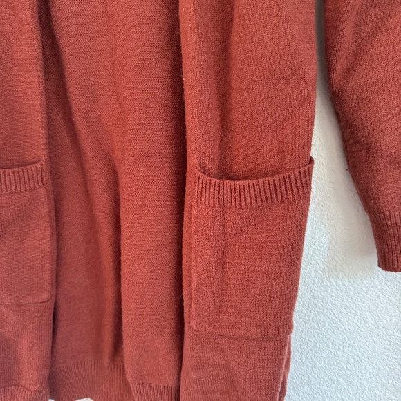 Burnt Orange Cardigan Sweater - Picture 4 of 7